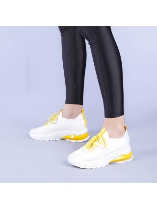 Modaone, Γυναικεία αθλητικά παπούτσια Coralia κίτρινα - Kalapod.gr